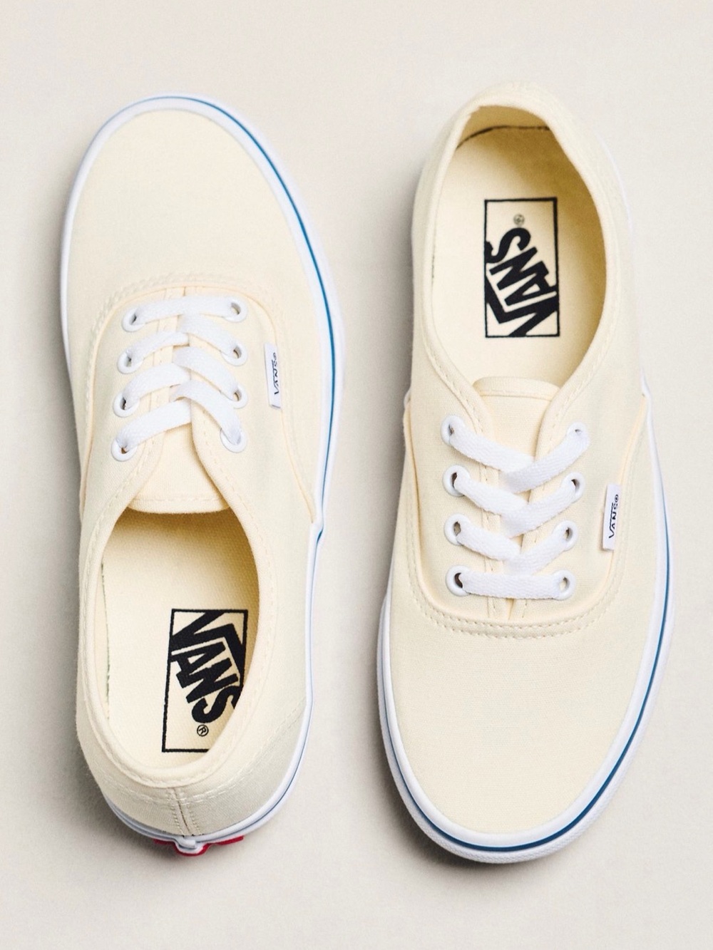 Vans Women’s Classic Authentic Canvas Sneakers - White